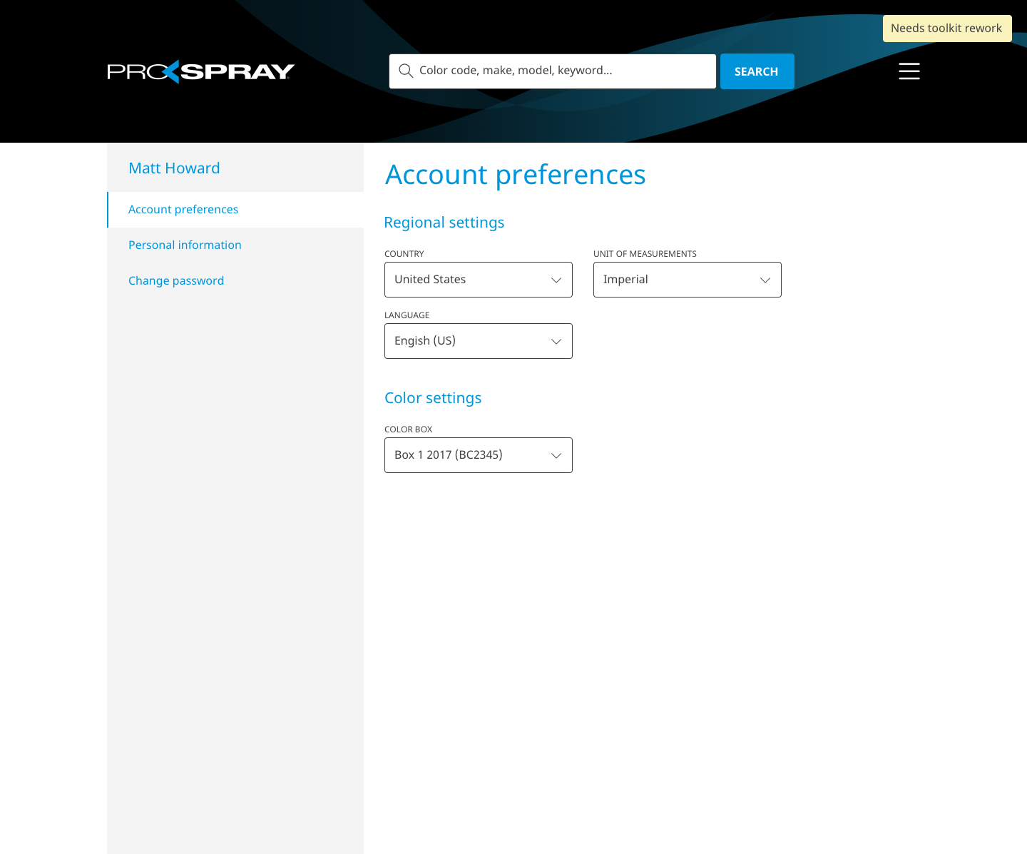 8.01 - Account preferences